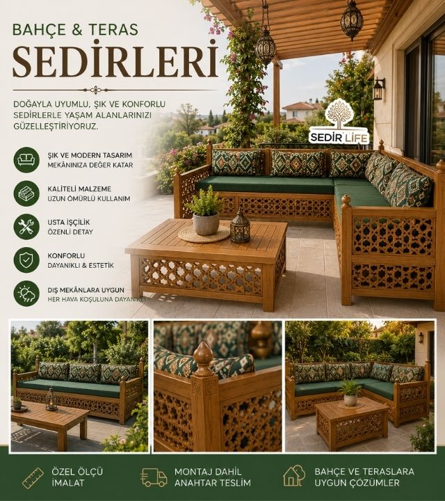 Bahçe ve Teras Sedirleri