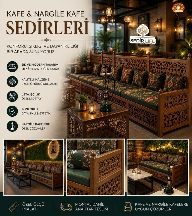 Kafe ve Nargile Cafe Sedirleri